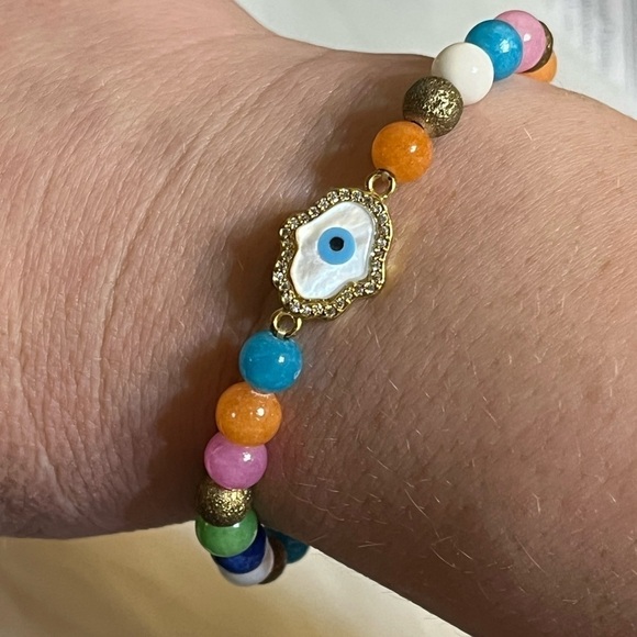 COLORFUL Evil Eye Bracelet - Picture 11 of 12